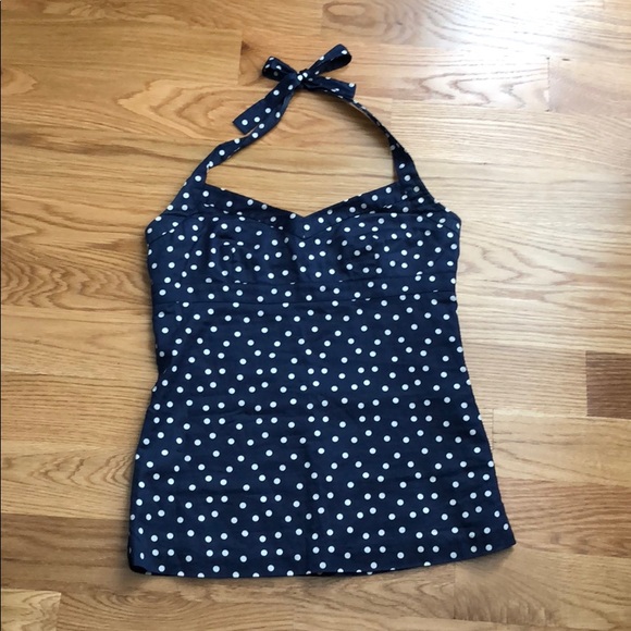 polka dot halter top